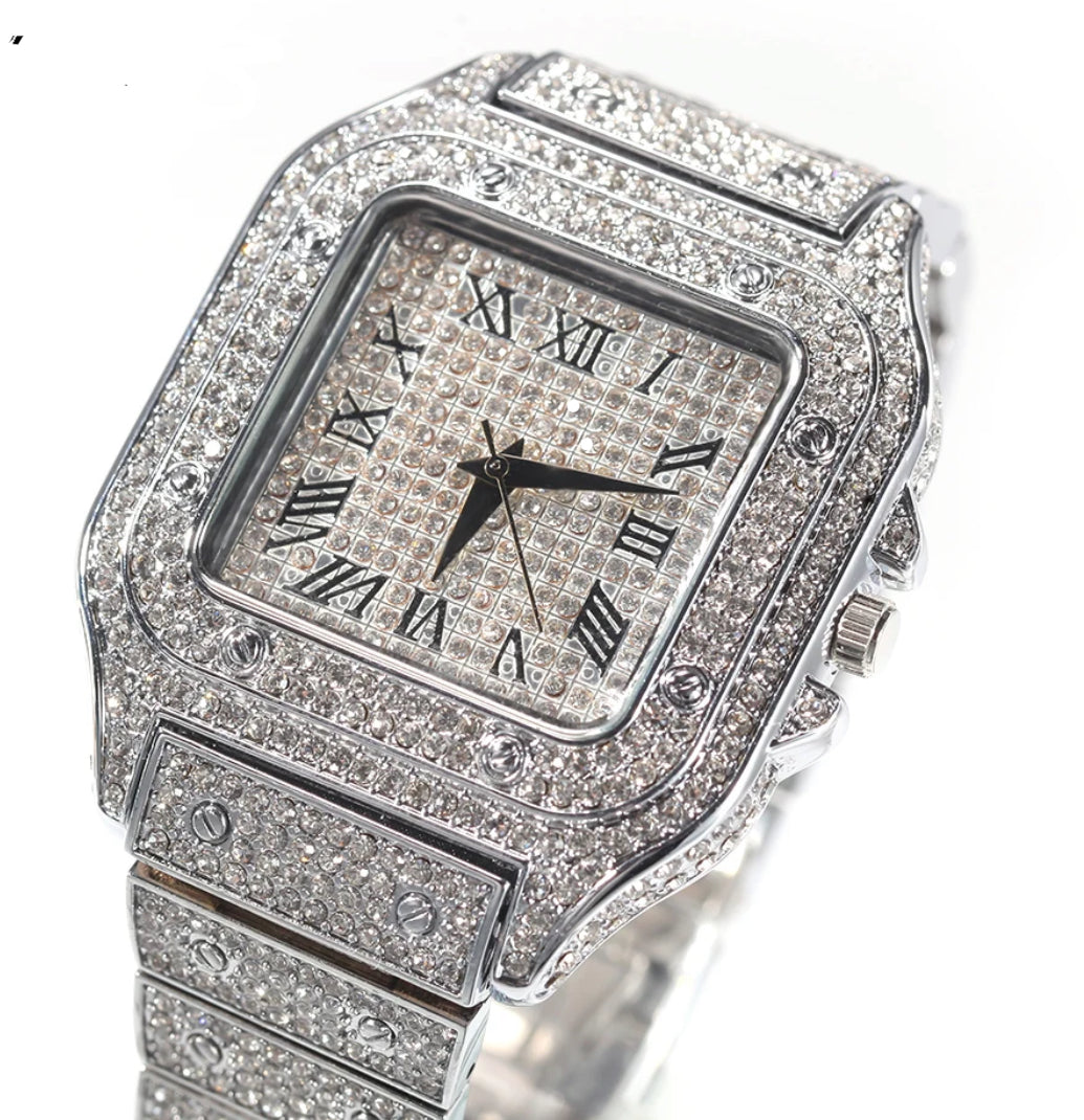Iced Out Men's Watch