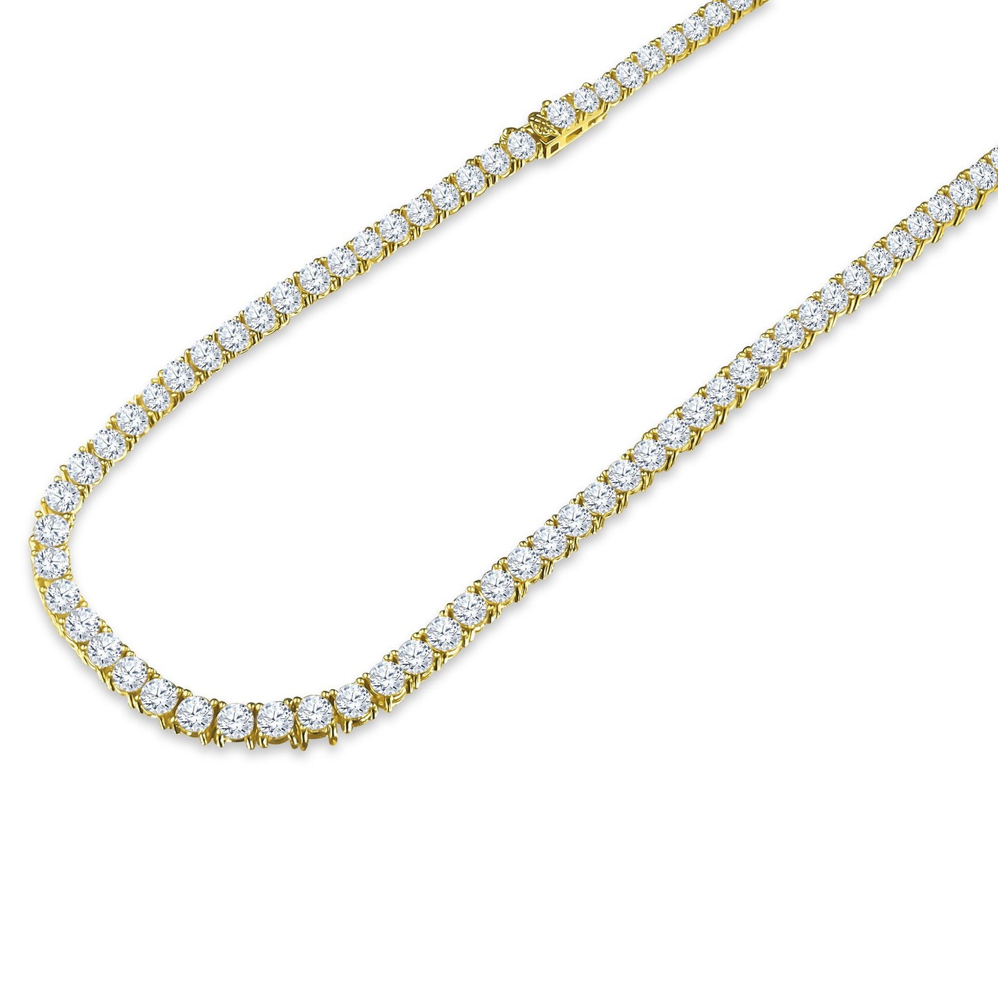 CZ One Row Gold Chain-960022