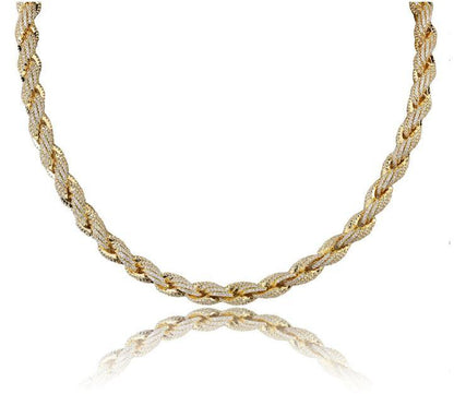 10 MM Bling Hawser Rope Chain